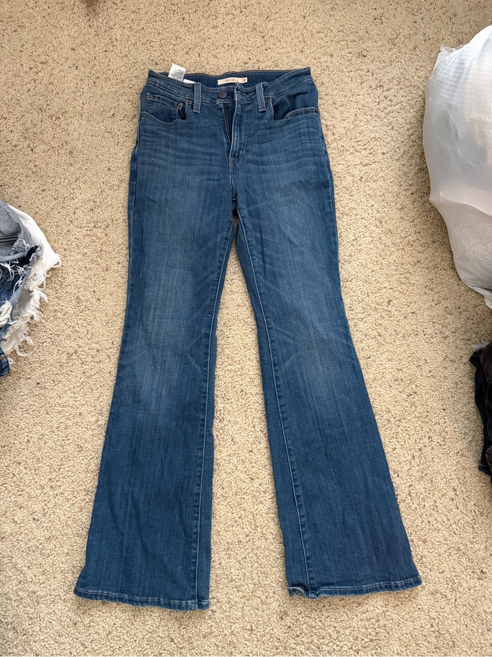 Levi's Women's Flare Jeans - Dark Blue Wash